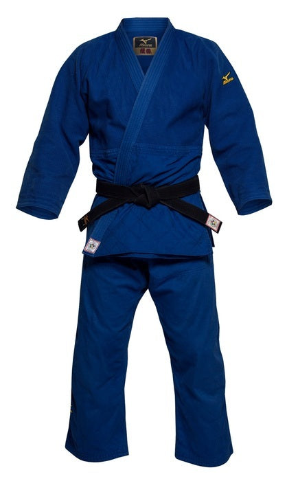 Mizuno IJF Yusho II Judo Gi Blue Red Label