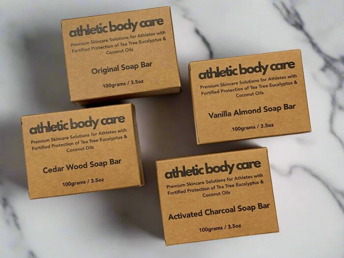 Athletic Body Care Soap Bar 4 Pack