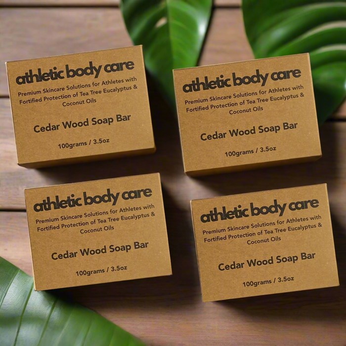 Athletic Body Care Soap Bar 4 Pack