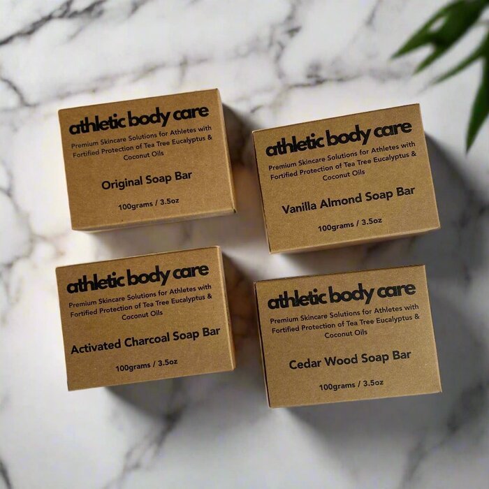 Athletic Body Care Soap Bar 4 Pack