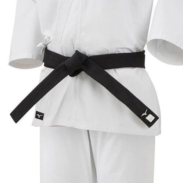 Mizuno Shodan Karate Gi Belt close up